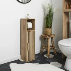 Toiletaccessoires|Ygo WC-Rolhouder CALUNA M/Deur Naturel