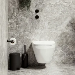 Toiletaccessoires|Ygo Wc-Rolhouder RIM Aluminium Zwart