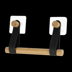 Toiletaccessoires|Ygo WC-Rolhouder TAINE Bamboe/Zwart