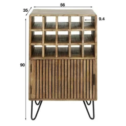 Decoratieve Opbergers|Opbergen|Ygo Wijnkast VIENNA Mango B56