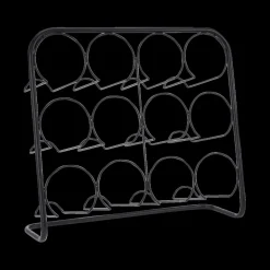 Decoratieve Opbergers|Opbergen|Ygo Wijnrek CHEERS 12F. Met. Zwart