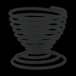 Servies|Ygo Wire Eierdopje Zwart