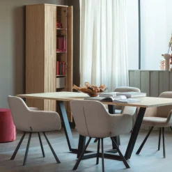 Bergkasten|Ygo Woood Bergkast GRAVURE Naturel Eiken B60