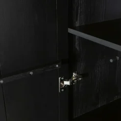 Bergkasten|Ygo Woood Bergkast GRAVURE Zwart B60