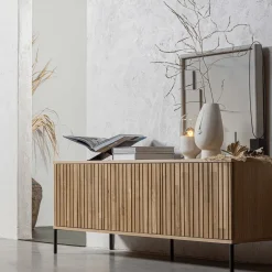 Tv-Meubelen|Ygo Woood TV-Meubel GRAVURE Naturel Eiken B150