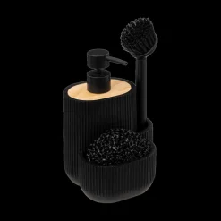 Keukenaccessoires|Ygo Zeepdispenser BLACKWOOD M/Scrubby+Borstel