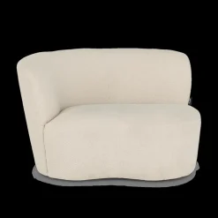 Fauteuils|Ygo Zitbank links ANDRIS Bouclé Crème